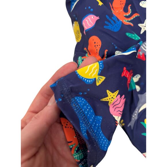 Baby Boden Swim Set Kids 2-3Y 98cm Navy Two Piece Rash Guard Ocean Life UPF 50+ - Picture 11 of 16